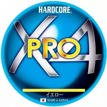 Леска плетеная YO-ZURI DUEL PE HARDCORE X4 PRO 200м 0.15мм (Yellow)