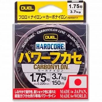 Леска YO-ZURI DUEL HARDCORE CARBONYLON 150m MilkyPink #2.5 (0.260mm) 5.0kg