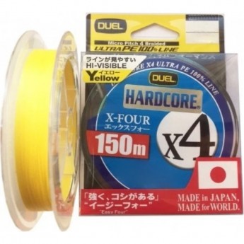 Шнур YO-ZURI PE HARDCORE X4 PRO DUEL 0.8/0.15мм 6.4кг 150м Шнур YO-ZURI PE HARDCORE X4 PRO DUEL 0.8/0.15мм 6.4кг 150м
