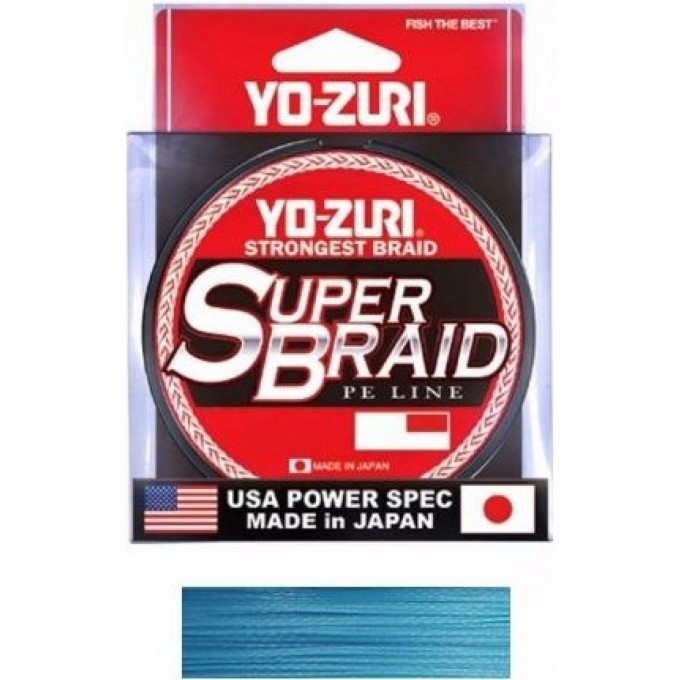 Шнур YO-ZURI PE SUPERBRAID BLUE 300yds 20lbs 0,23мм R1266-B Шнур YO-ZURI PE SUPERBRAID BLUE 300yds 20lbs 0,23мм R1266-B
